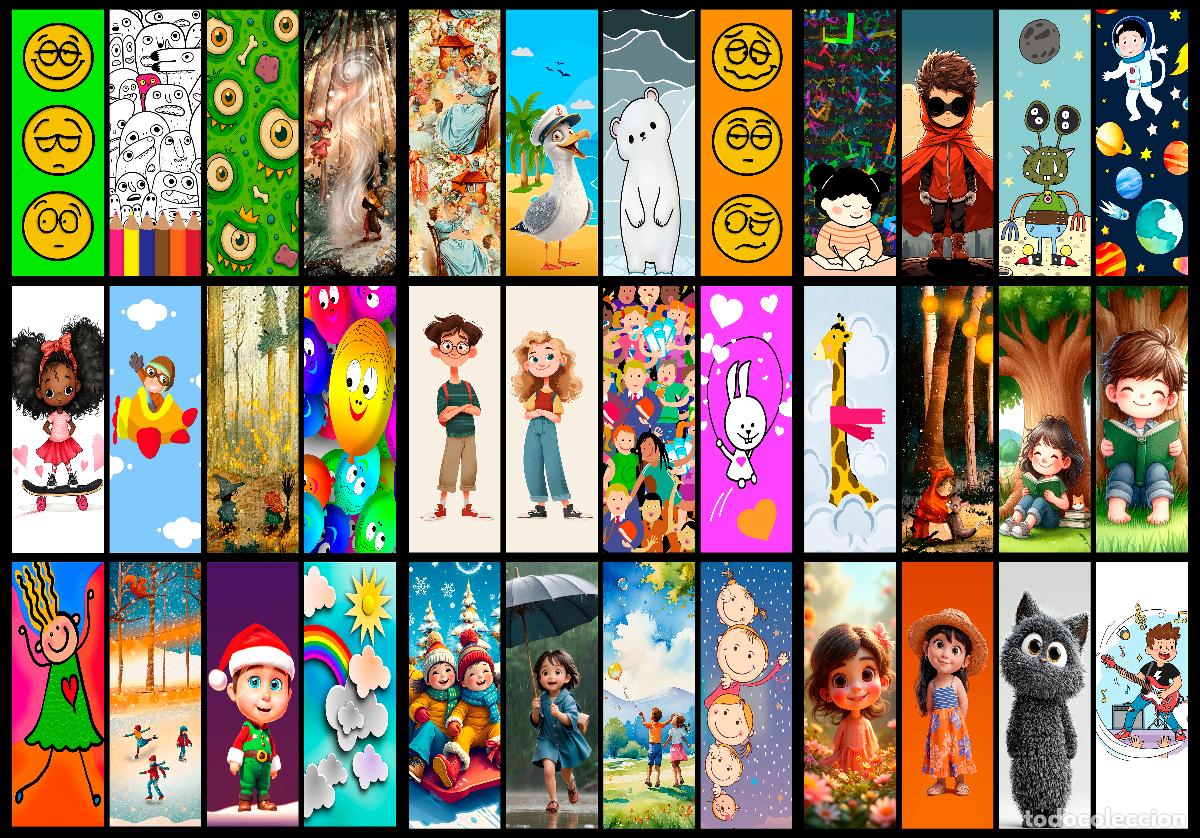 Coleccionismo marcap&aacute;ginas: 72 puntos de libro infantiles - Foto 2