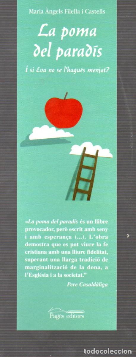 Coleccionismo marcap&aacute;ginas: MARCAP&Aacute;GINAS EDICI&Oacute;N DE PAG&Eacute;S T&Iacute;TULO LA POMA DEL PARADIS - Foto 1