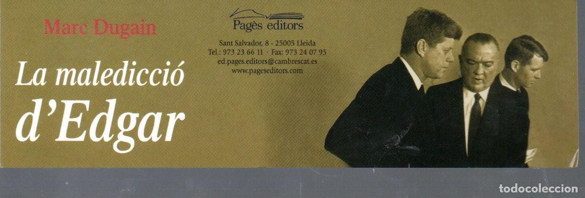 Coleccionismo marcap&aacute;ginas: MARCAP&Aacute;GINAS DE EDITORIAL DE PAG&Eacute;S T&Iacute;TULO LA MALEDICCI&Oacute; DE , EDGAR - Foto 1