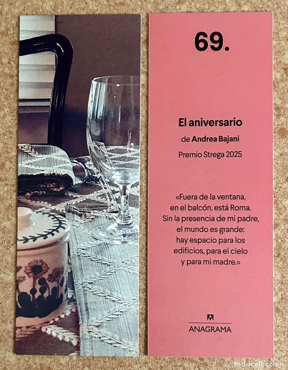 Coleccionismo marcap&aacute;ginas: MARCAP&Aacute;GINAS - EL ANIVERSARIO - ED. ANAGRAMA - Foto 1