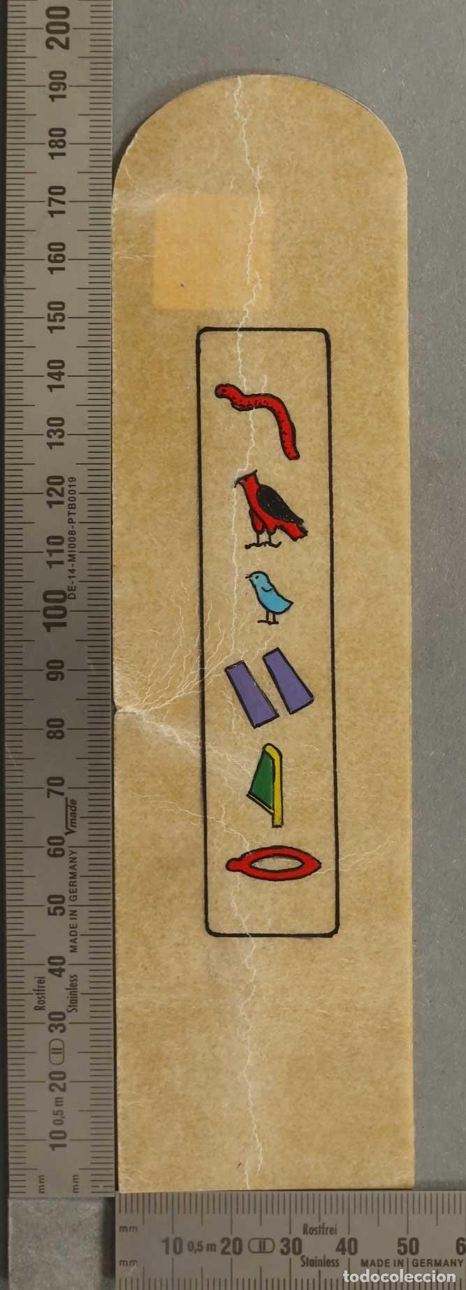 Coleccionismo marcap&aacute;ginas: MARCAPAGINAS. JEROGLIFICO - Foto 1