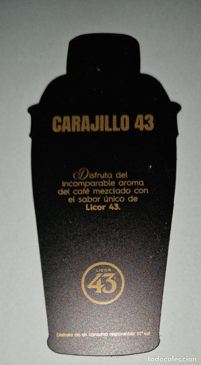 Coleccionismo marcap&aacute;ginas: MARCAPAGINAS LICOR 43 , CARAJILLO 43 - Foto 1