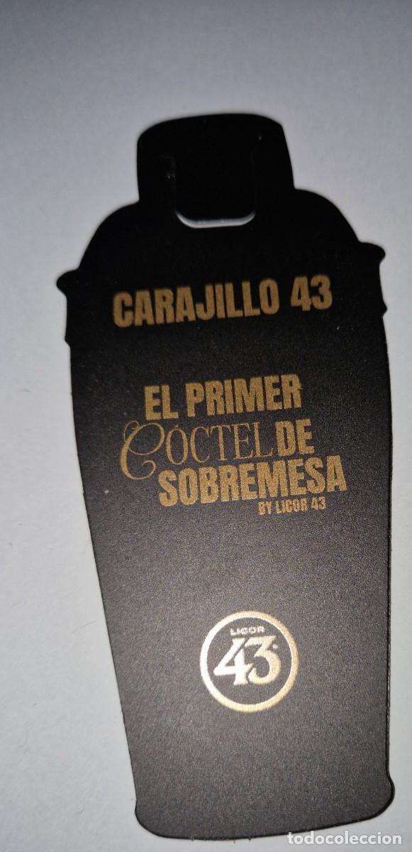 Coleccionismo marcap&aacute;ginas: MARCAPAGINAS LICOR 43 , CARAJILLO 43 - Foto 2