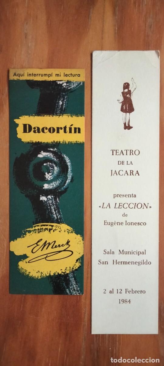 Coleccionismo marcap&aacute;ginas: LOTE DE 4 MARCAP&Aacute;GINAS - Foto 2