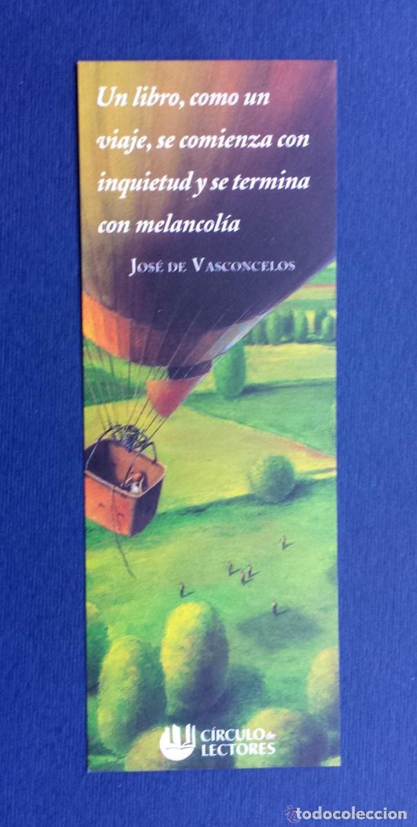 Coleccionismo marcap&aacute;ginas: Punto de Libro Lectura Marcap&aacute;ginas CIRCULO DE LECTORES Jos&eacute; de Vasconcelos - Foto 1