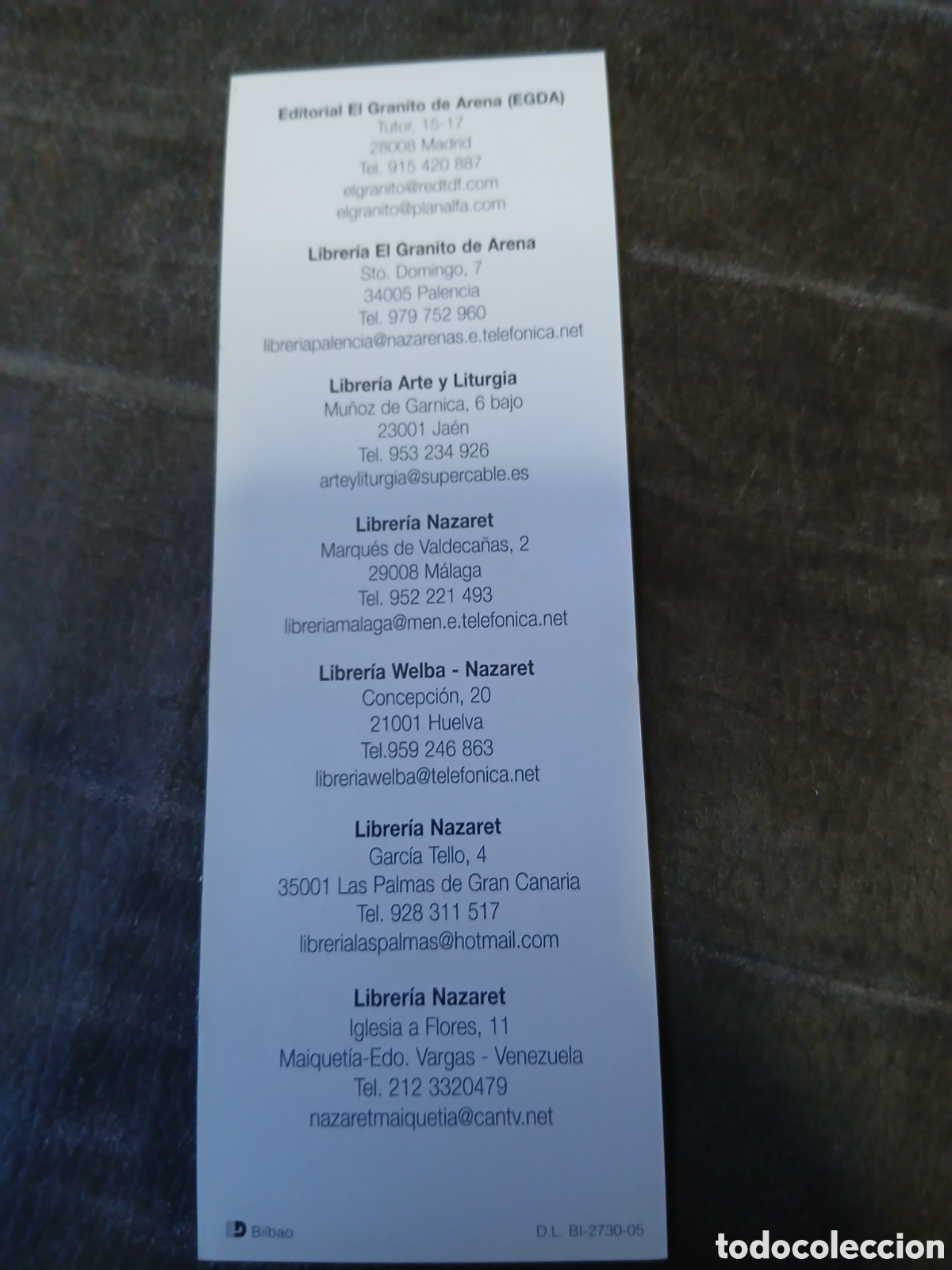 Coleccionismo marcap&aacute;ginas: Marcapaginas Religioso (Beato Manuel Gonz&aacute;lez) - Foto 2