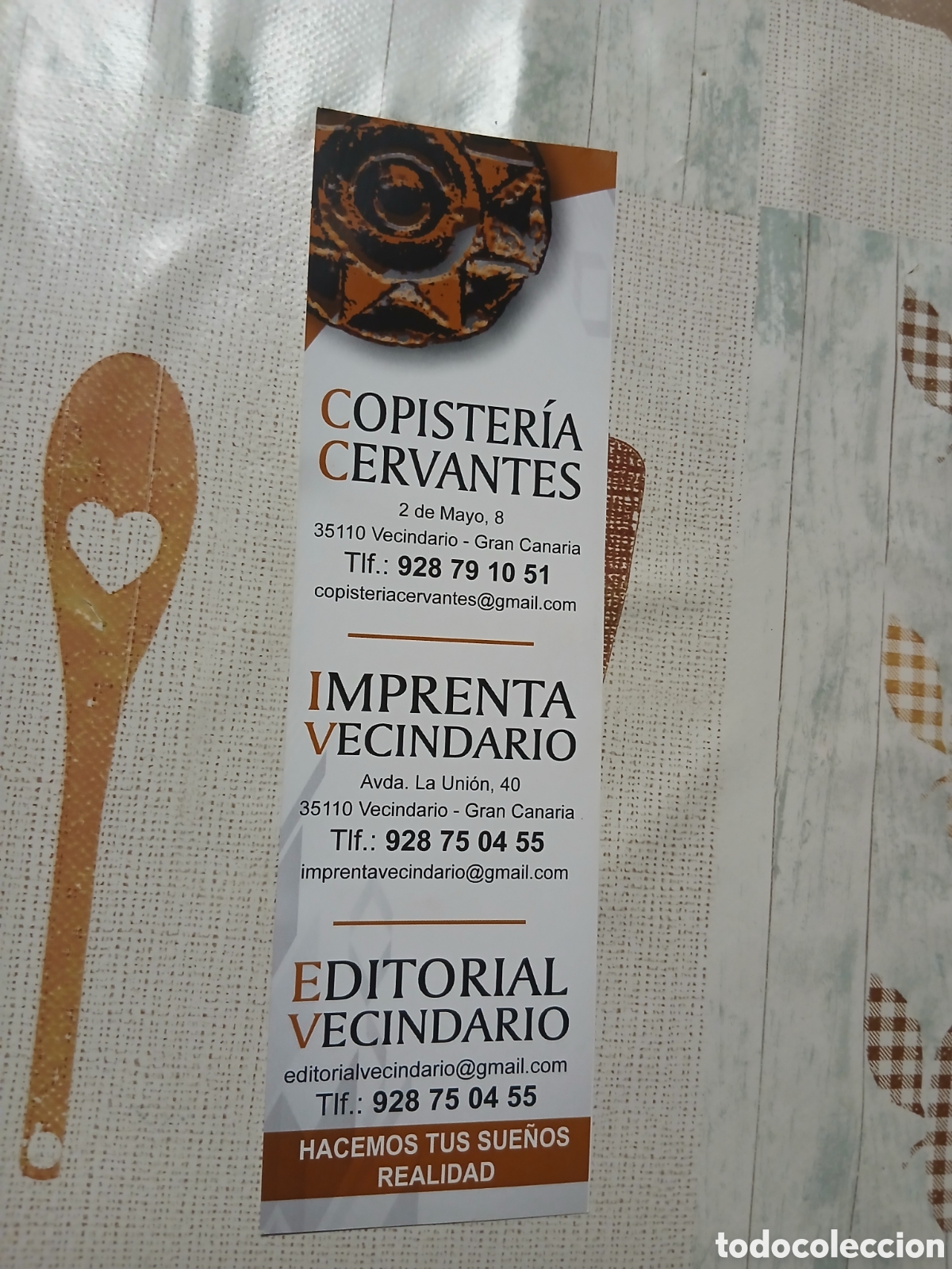Coleccionismo marcap&aacute;ginas: Marcapaginas Librer&iacute;a Cervantes - Foto 2