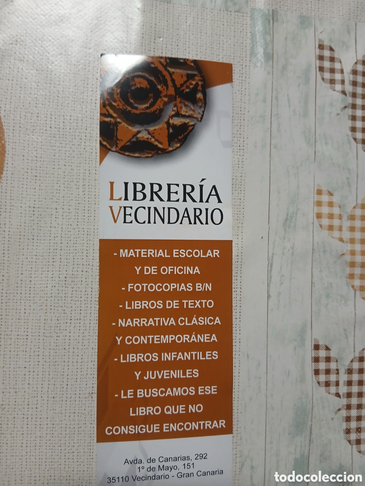 Coleccionismo marcap&aacute;ginas: Marcapaginas Librer&iacute;a Cervantes - Foto 1