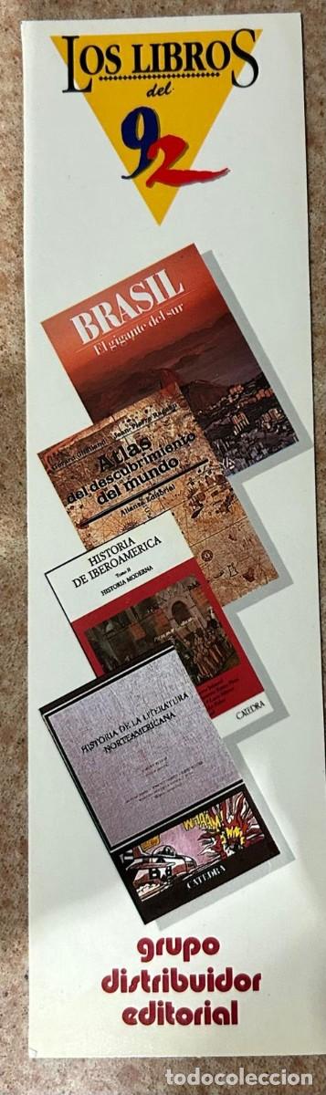Coleccionismo marcap&aacute;ginas: MARCAP&Aacute;GINAS . LOS LIBROS DEL 92 - Foto 1