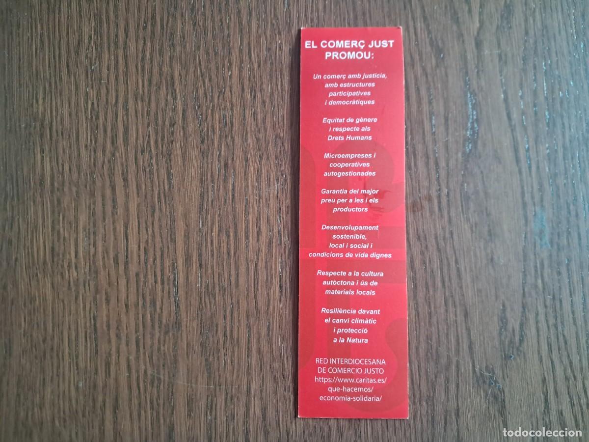 Coleccionismo marcap&aacute;ginas: marcap&aacute;ginas, punto de libro, c&aacute;ritas, comercio justo. - Foto 2