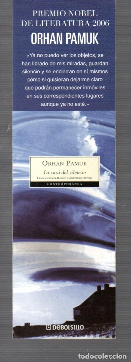 Coleccionismo marcap&aacute;ginas: MARCAP&Aacute;GINAS DE LA CASA DEBOLSILLO T&Iacute;TULO ORHAN PAMUK - Foto 2