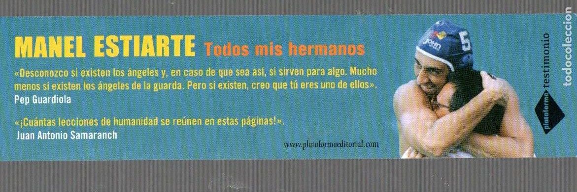 Coleccionismo marcap&aacute;ginas: MARCAP&Aacute;GINAS DE PLATAFORMA T&Iacute;TULO TODOS MIS HERMANOS - Foto 1