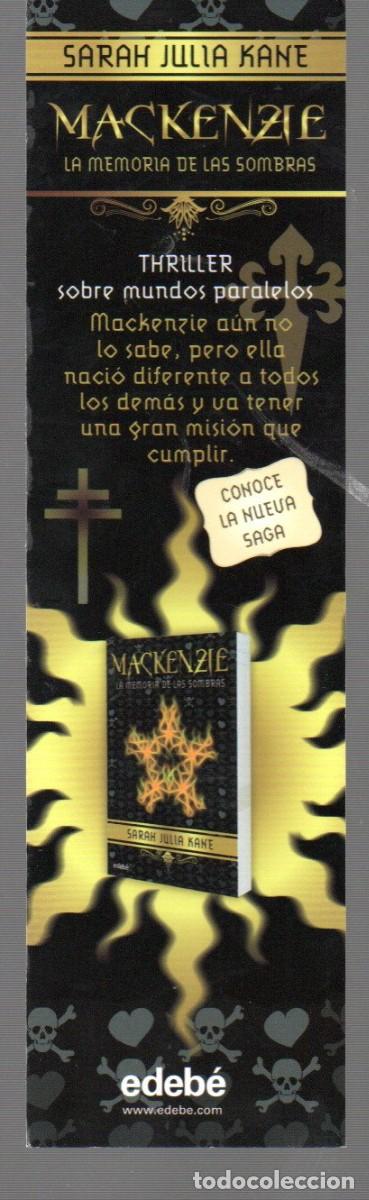 Coleccionismo marcap&aacute;ginas: MARCAP&Aacute;GINAS DE EDICIONES EDEB&Eacute; T&Iacute;TULO MACKENZIE LA MEMORIA DE LOS SOMBRAS - Foto 2