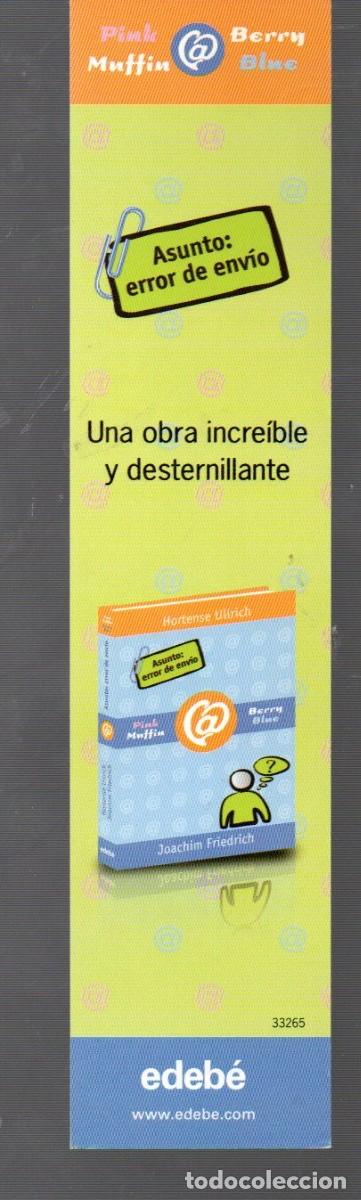 Coleccionismo marcap&aacute;ginas: MARCAP&Aacute;GINAS DE EDICIONES EDEB&Eacute; T&Iacute;TULO UNA BRA INCRE&Iacute;BLE Y DESTERNILLANTE - Foto 2