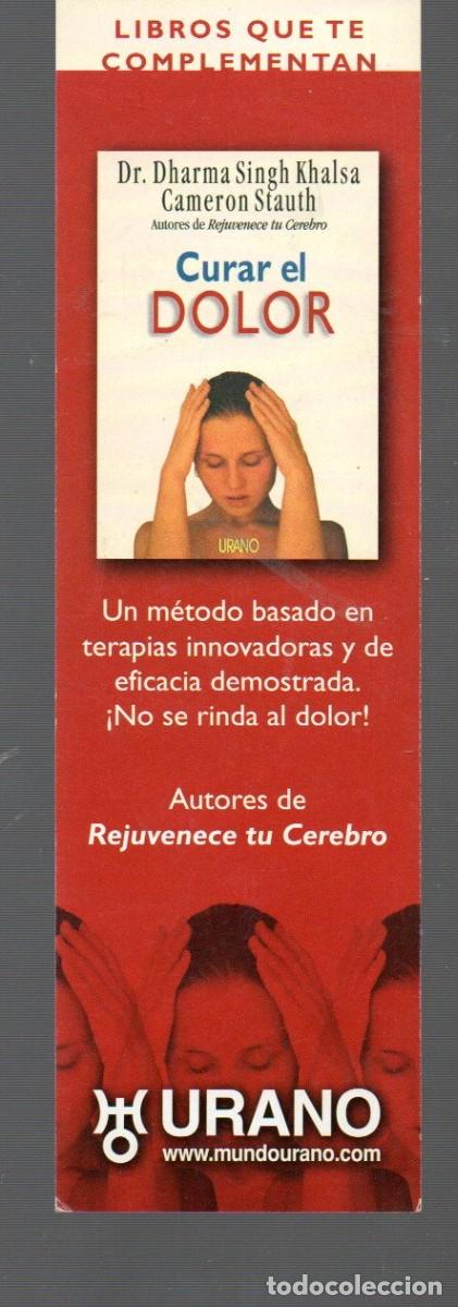 Coleccionismo marcap&aacute;ginas: MARCAP&Aacute;GINAS DE EDICIONES URANO T&Iacute;TULO LOS MEJORES T&Iacute;TULO CURAR EL DOLOR - Foto 1