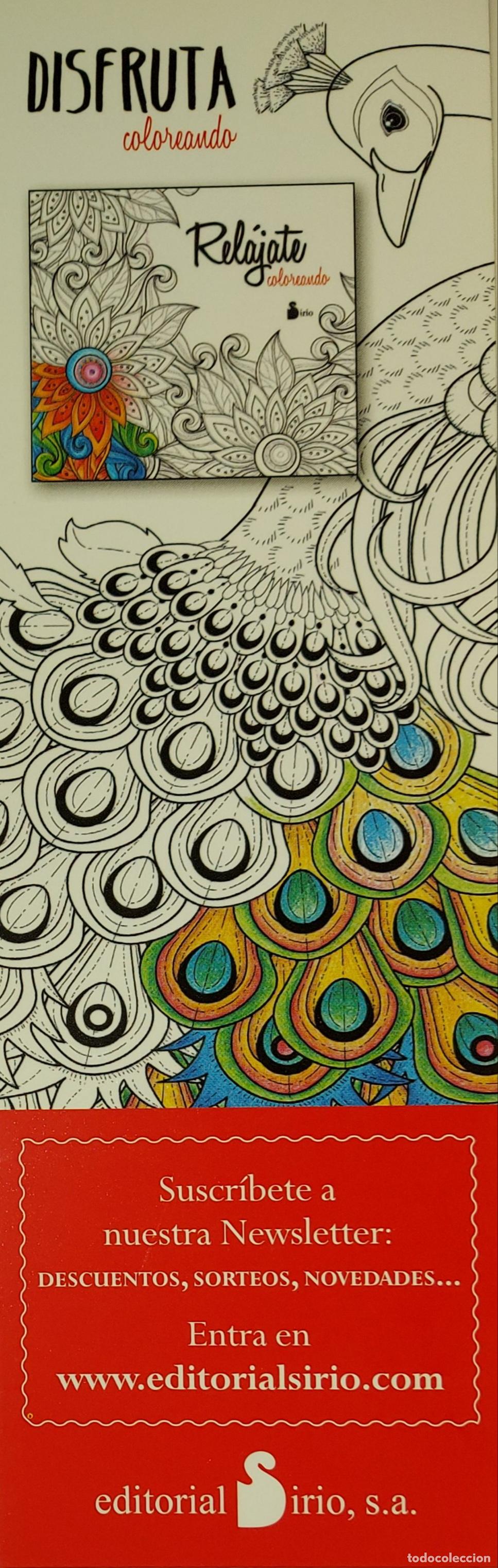 Coleccionismo marcap&aacute;ginas: MARCAPAGINAS - SIRIO - RELAJATE COLOREANDO - Foto 1