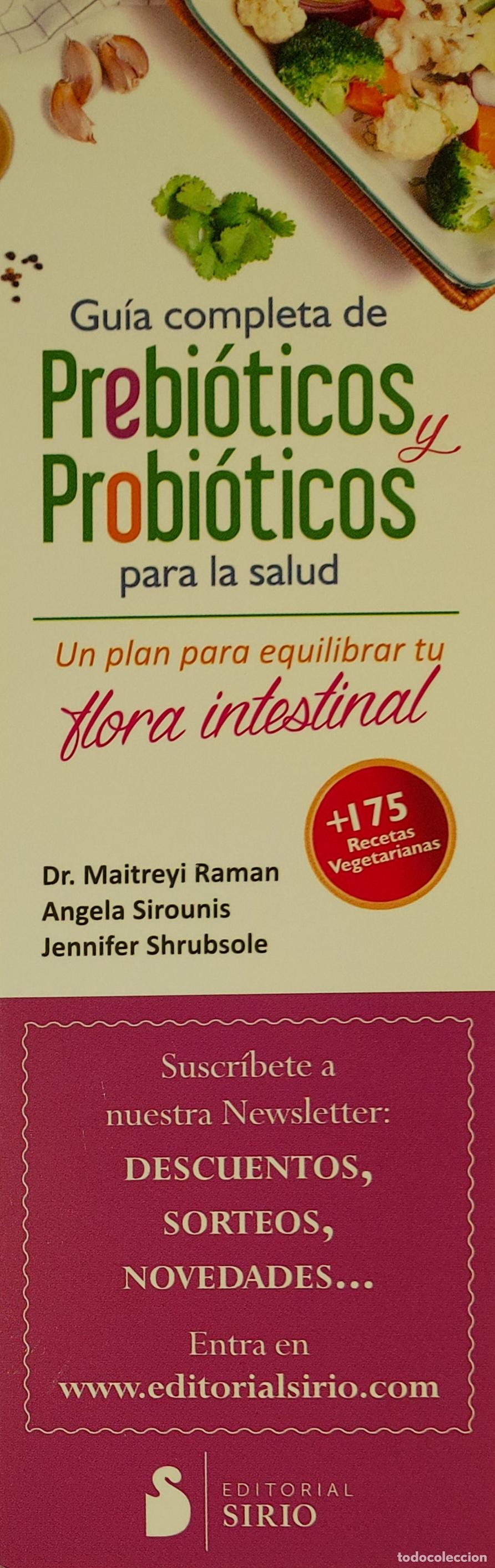 Coleccionismo marcap&aacute;ginas: MARCAPAGINAS - SIRIO - PREBIOTICOS Y PROBIOTICOS - Foto 1