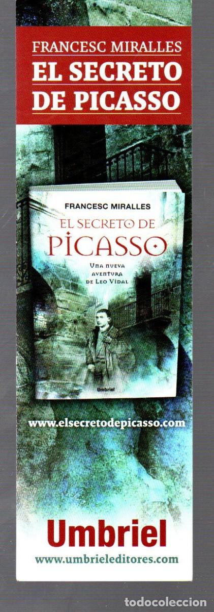 Coleccionismo marcap&aacute;ginas: MARCAP&Aacute;GINAS DE EDICIONES UMBRIEL T&Iacute;TULO EL SECRETO DE PICASSO - Foto 2
