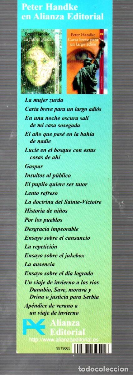 Coleccionismo marcap&aacute;ginas: MARCAP&Aacute;GINAS DE EDICIONES ALIANZA T&Iacute;TULO LA P&Eacute;RDIDA DE LA IMAGEN - Foto 2