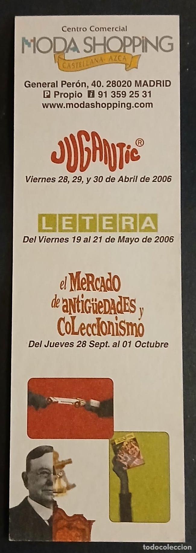 Coleccionismo marcap&aacute;ginas: MARCAP&Aacute;GINAS - JUGANTIC 2006 - Foto 1