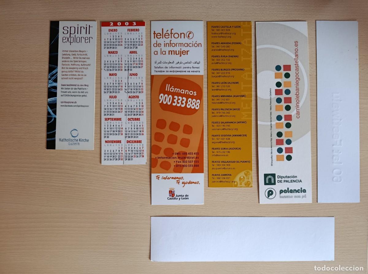 Coleccionismo marcap&aacute;ginas: LOTE 7 MARCAPAGINAS VARIADOS - Foto 2