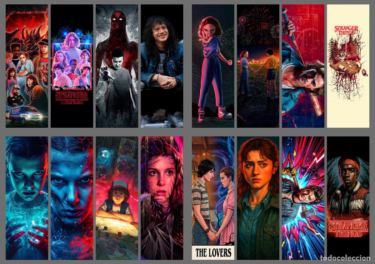 Coleccionismo marcap&aacute;ginas: 44 puntos de libro (marcapaginas) de Stranger Things (bloque 3) - Foto 2