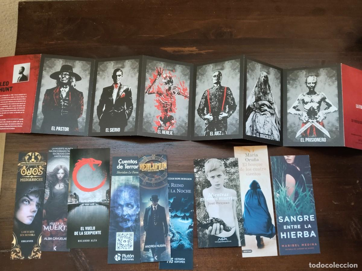 Coleccionismo marcap&aacute;ginas: Lotes de 9 marcap&aacute;ginas m&aacute;s libreto. 10 en total. - Foto 1