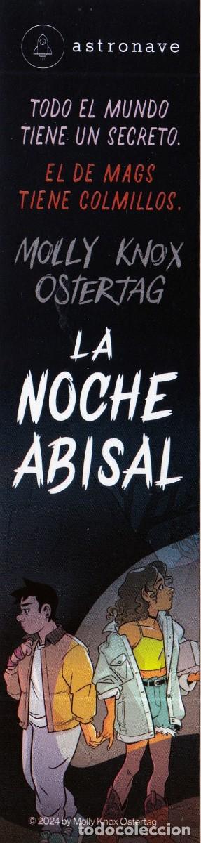 Coleccionismo marcap&aacute;ginas: Marcapaginas editorial Norma La noche abisal - Foto 1
