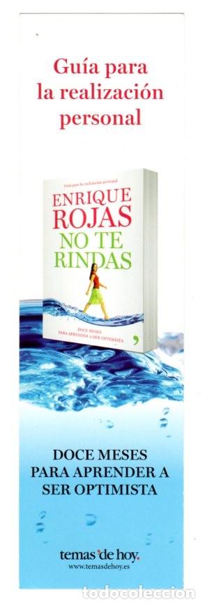 Coleccionismo marcap&aacute;ginas: ENRIQUE ROJAS *** NO TE RINDAS - Foto 2