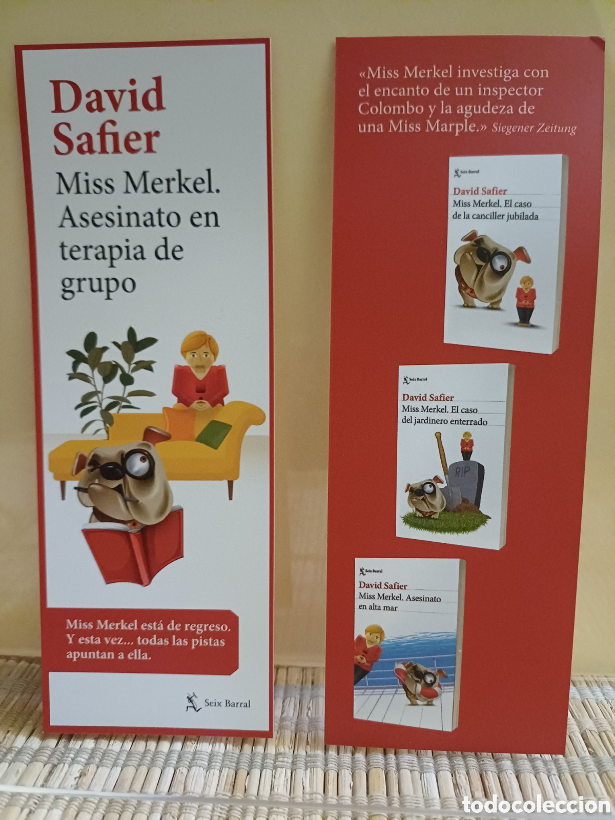 Coleccionismo marcap&aacute;ginas: Marcap&aacute;ginas Misi&oacute;n Merkel - Foto 1