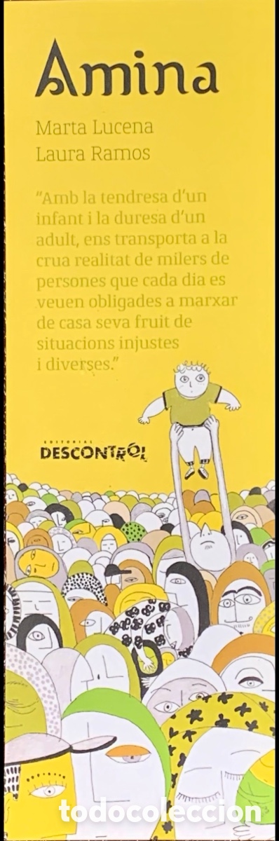 Coleccionismo marcap&aacute;ginas: Marcapaginas. AMINA. Editorial Descontrol. - Foto 1