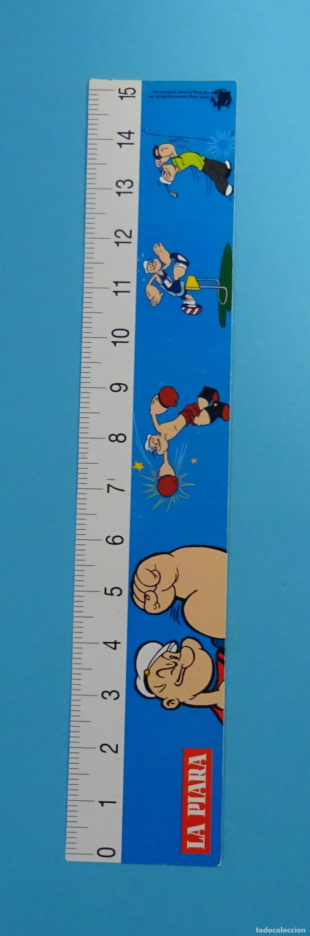 Coleccionismo marcap&aacute;ginas: MARCAP&Aacute;GINAS REGLA POPEYE LA PIARA - Foto 1