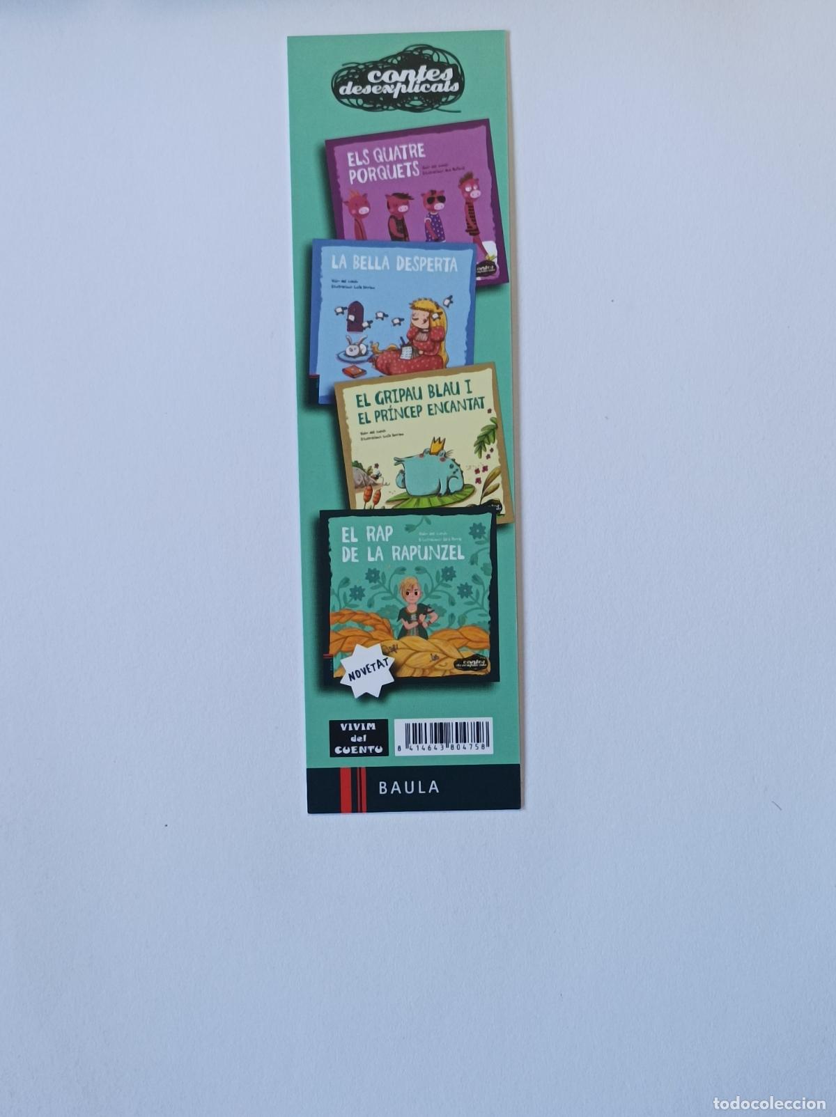 Coleccionismo marcap&aacute;ginas: EL RAP DE RAPUNZEL. MARCAPAGINAS BAULA. - Foto 2