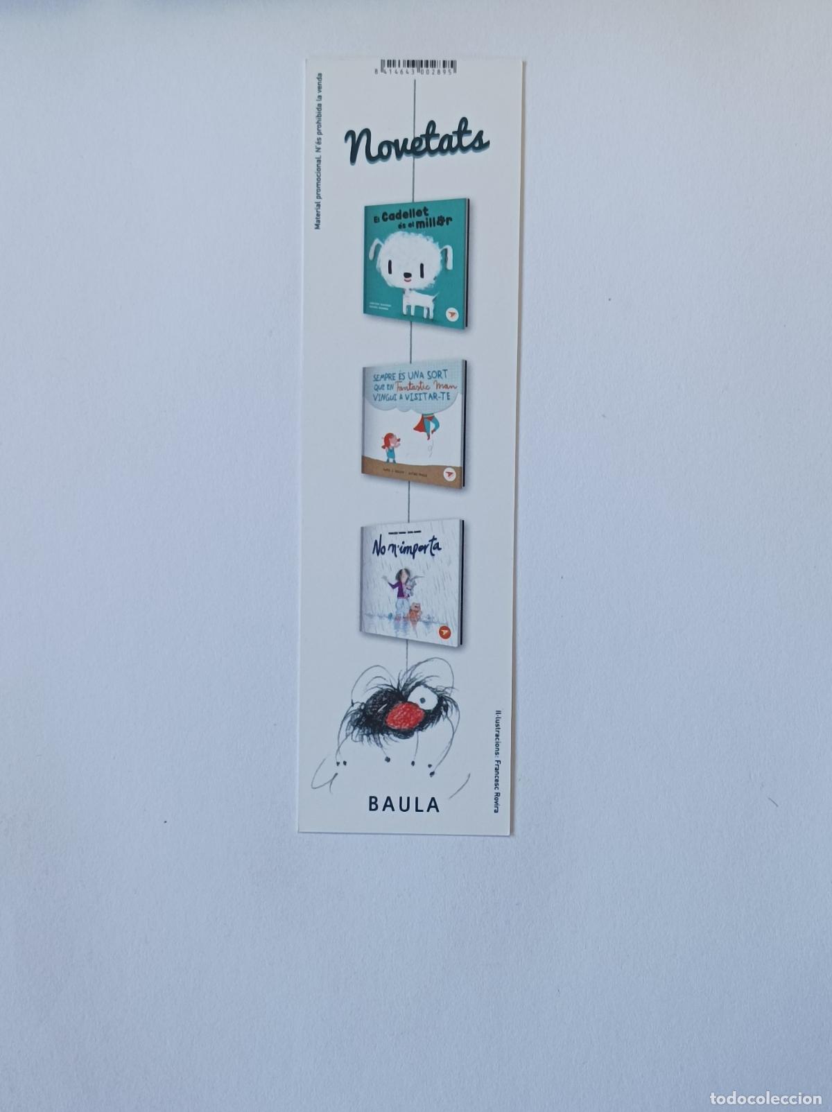 Coleccionismo marcap&aacute;ginas: ALA DELTA. SERIE TARONJA. MARCAPAGINAS BAULA. - Foto 2