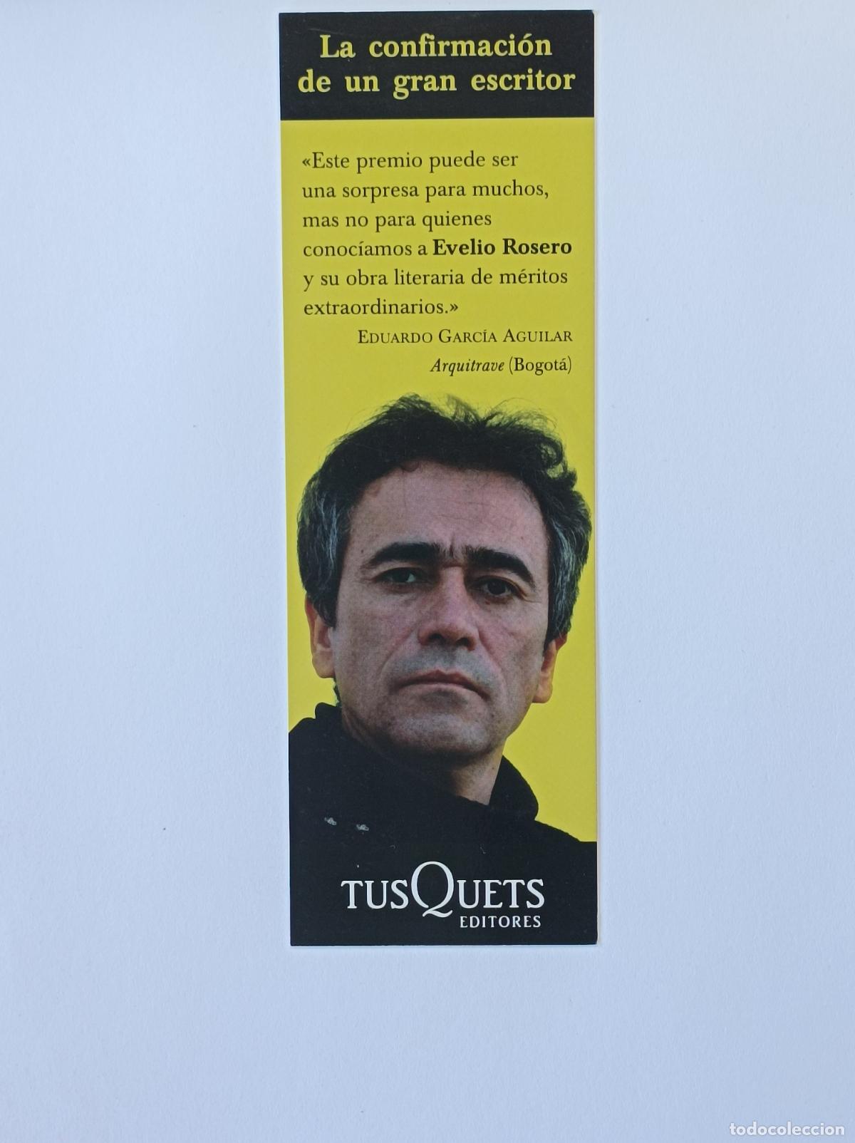 Coleccionismo marcap&aacute;ginas: LOS EJERCITOS. EVELIO ROSERO. MARCAPAGINAS TUSQUETS. - Foto 2