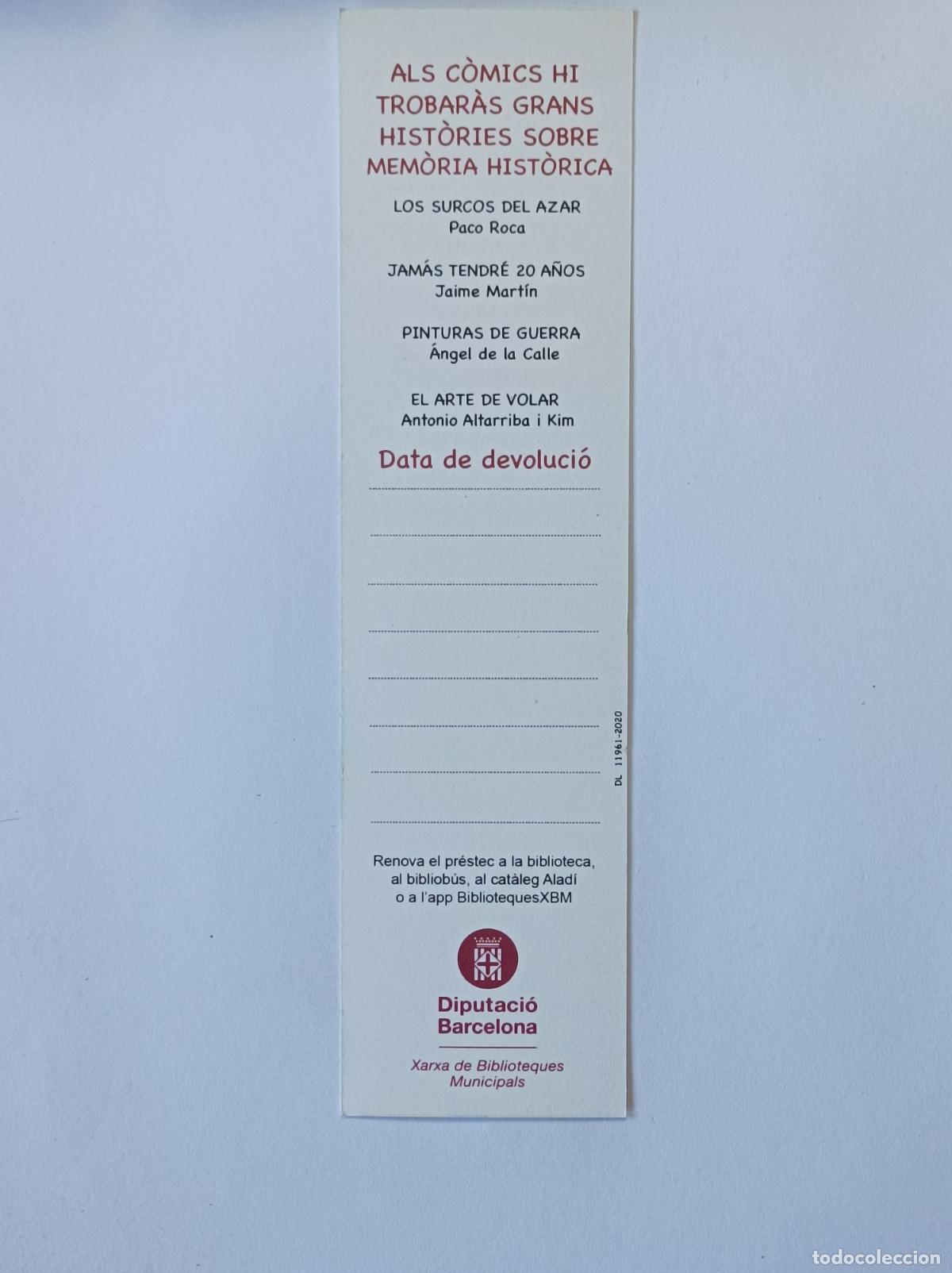 Coleccionismo marcap&aacute;ginas: SENSE OBLIDAR EL PASSAT. MARCAPAGINAS DIPUTACIO BARCELONA. - Foto 2