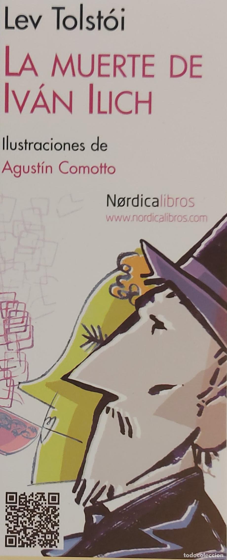 Coleccionismo marcap&aacute;ginas: MARCAP&Aacute;GINAS - N&Oacute;RDICA LIBROS - LA MUERTE DE IVAN ILICH - LEV TOTSTOI
