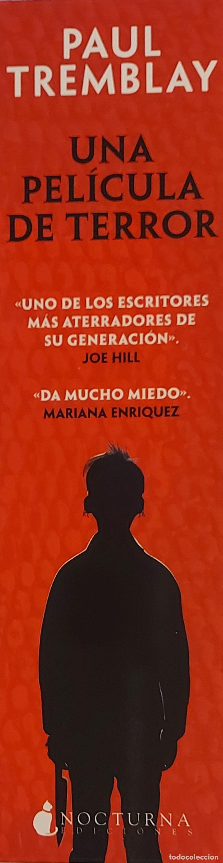 Coleccionismo marcap&aacute;ginas: MARCAPAGINAS - NOCTURNA EDICIONES - UNA PELICULA DE TERROR - PAUL TREMBLAY
