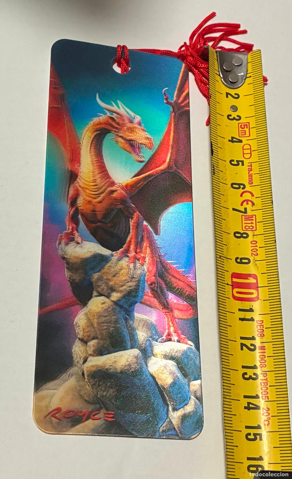 Coleccionismo marcap&aacute;ginas: MARCAPAGINAS DRAGON HOLOGRAFICO, 3D, ROYCE - Foto 3