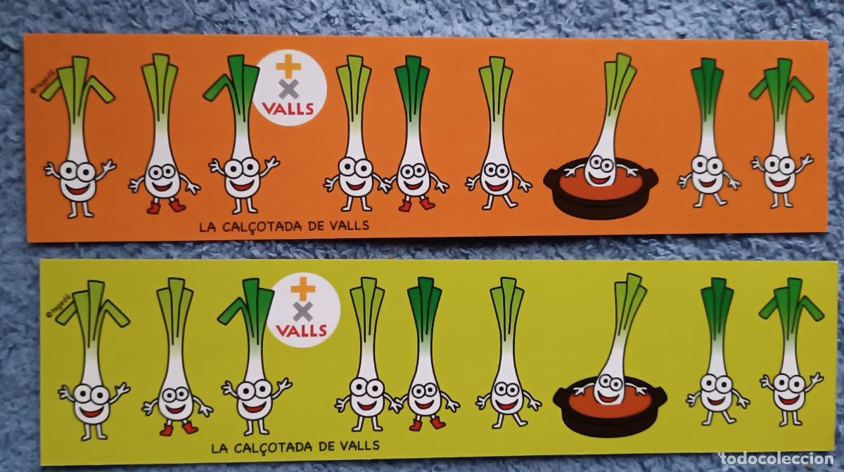 Coleccionismo marcap&aacute;ginas: 2 Punto libro / Marcap&aacute;ginas Cal&ccedil;otada VALLS - Foto 1