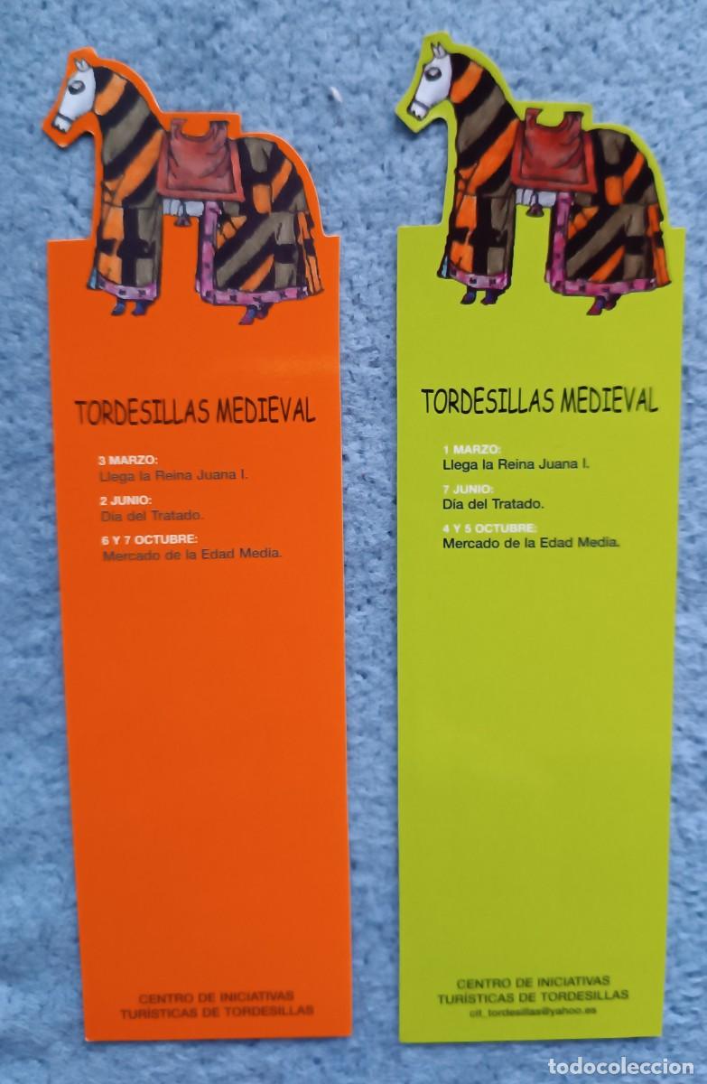 Coleccionismo marcap&aacute;ginas: Punto libro / Marcap&aacute;ginas TORDESILLAS MEDIEVAL - Foto 1
