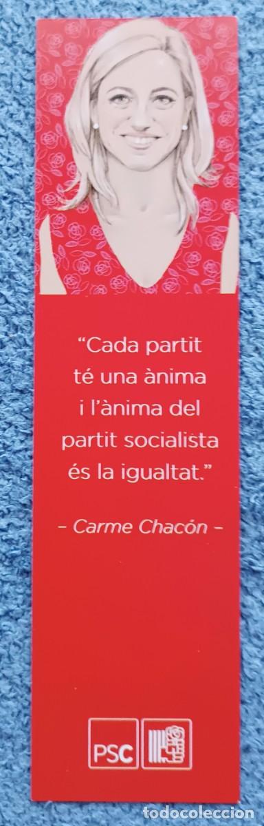 Coleccionismo marcap&aacute;ginas: Punto libro / Marcap&aacute;ginas PSC Carme Chac&oacute;n - Foto 2
