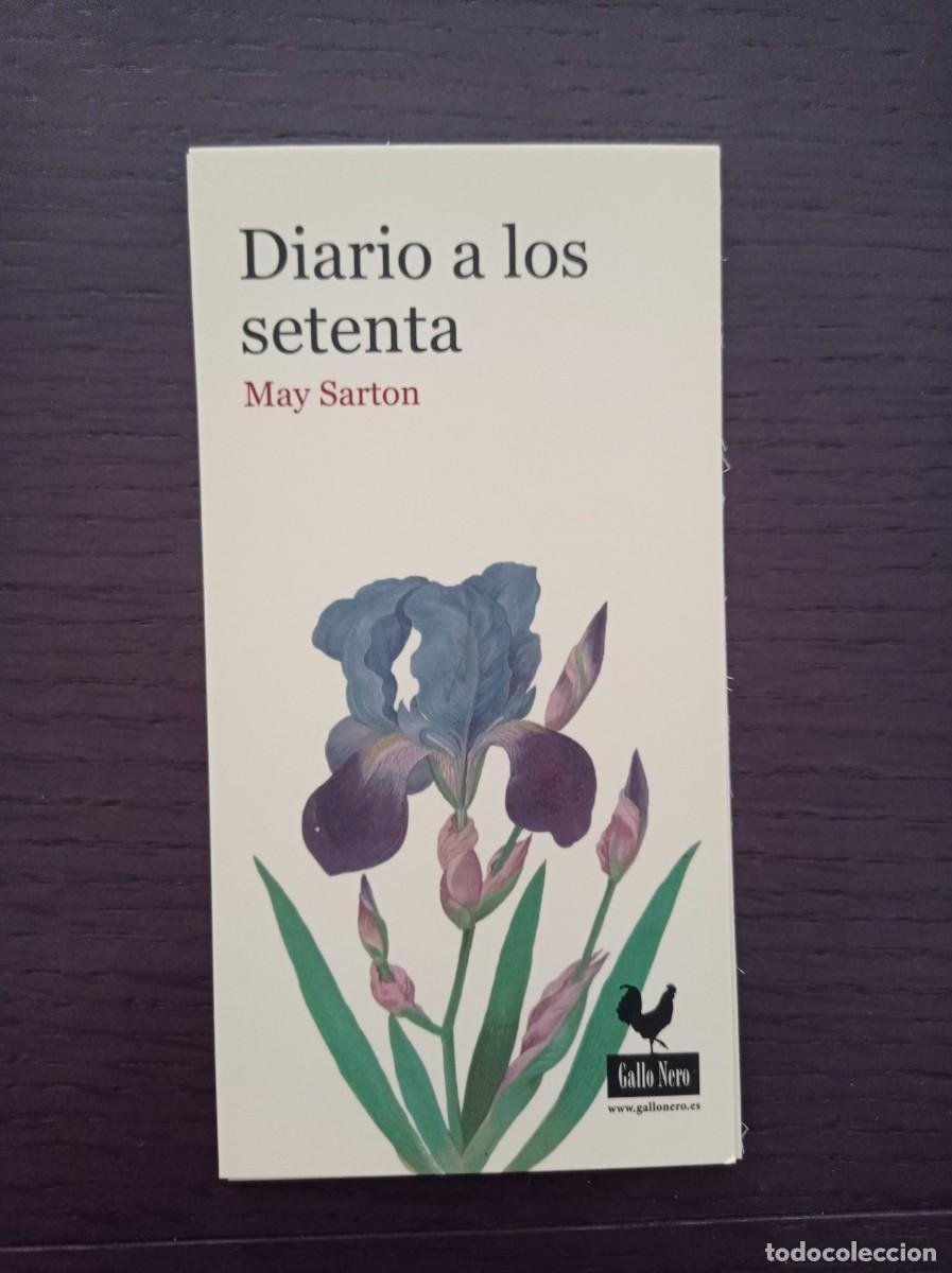 Coleccionismo Marcap&aacute;ginas: MARCAP&Aacute;GINAS. GALLO NERO. MAY SARTON. DIARIO A LOS SETENTA