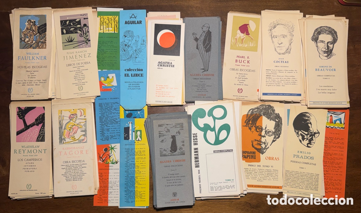Coleccionismo marcap&aacute;ginas: Colecci&oacute;n de marcap&aacute;ginas de la editorial Aguilar - Foto 1