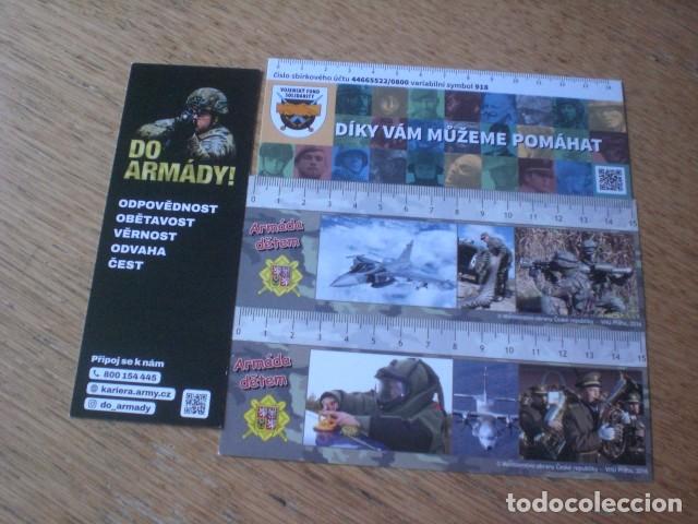 Coleccionismo marcap&aacute;ginas: lote marcap&aacute;ginas militares checos - Foto 1