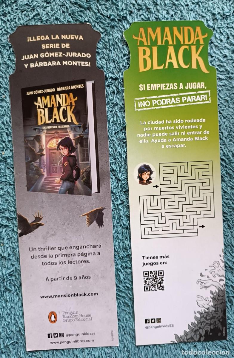 Coleccionismo marcap&aacute;ginas: 2 marcap&aacute;ginas AMANDA BLACK - Foto 2
