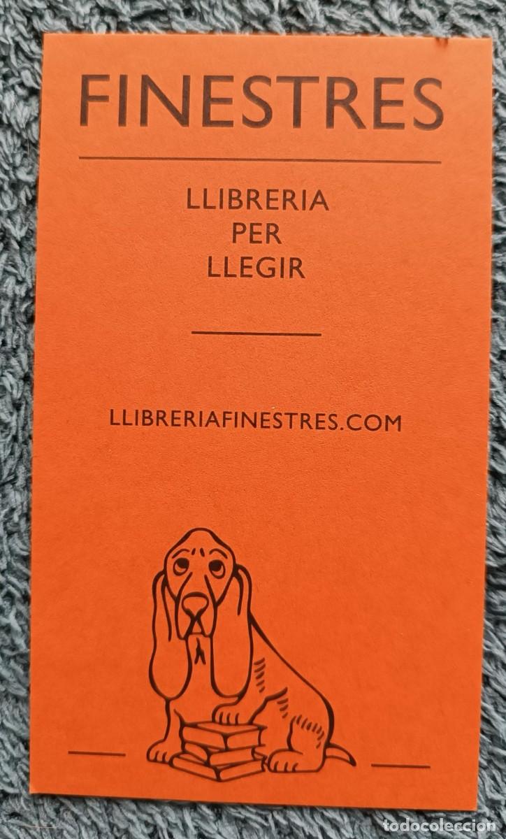 Coleccionismo marcap&aacute;ginas: Marcap&aacute;ginas LLIBRERIA FINESTRES - Foto 1
