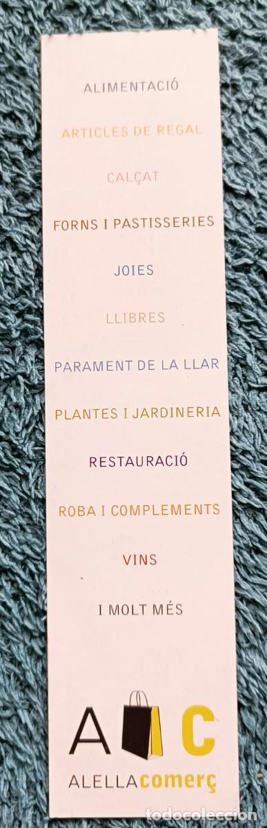 Coleccionismo marcap&aacute;ginas: Marcap&aacute;ginas ALELLA COMER&Ccedil; - Foto 2
