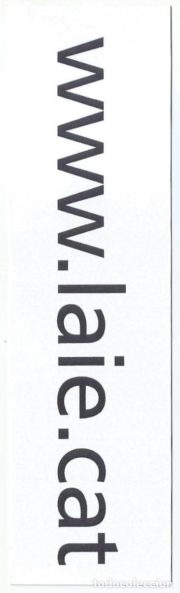 Coleccionismo marcap&aacute;ginas: MARCAP&Aacute;GINAS / PUNTO DE LIBRO - LAIE - Foto 2