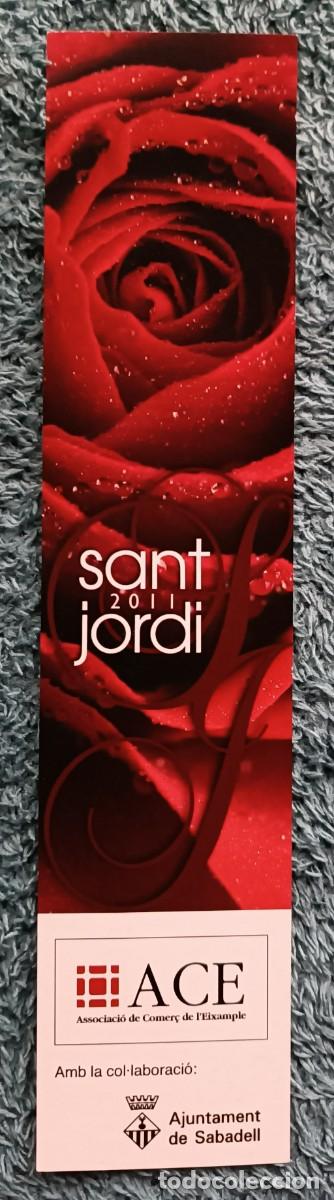 Coleccionismo marcap&aacute;ginas: SANT JORDI 2011 Associaci&oacute; comer&ccedil; Sabadell - Foto 2